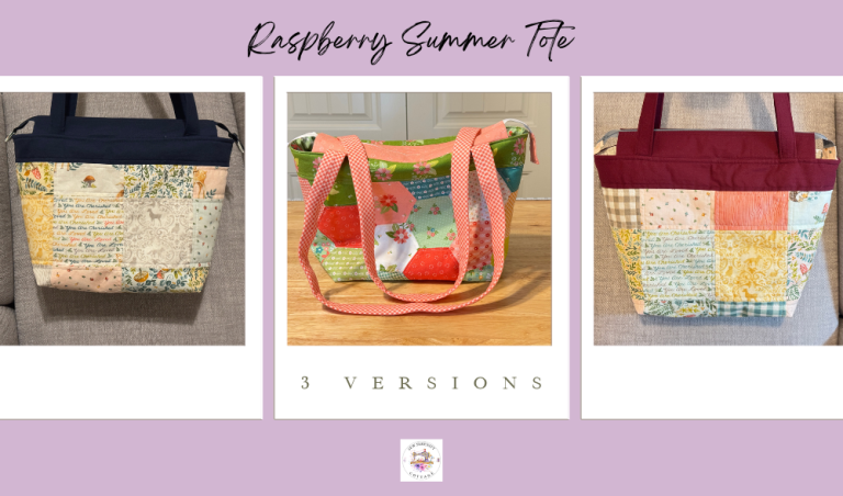 Raspberry Summer Tote without the Raspberry