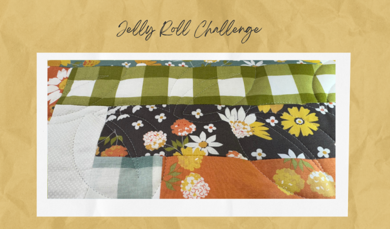 Jelly Roll Challenge Quilted