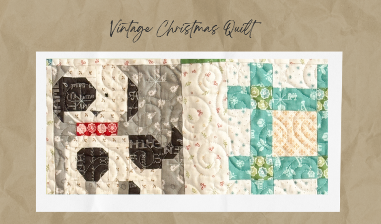 Vintage Sampler Christmas Quilt