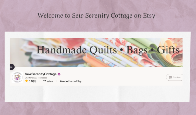 Welcome to Sew Serenity Cottage on Etsy