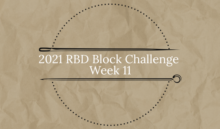 2021 RBD Block Challenge – Week 11