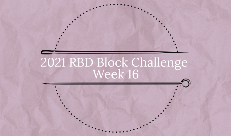 2021 RBD Block Challenge – Week 16