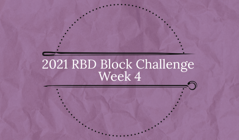 2021 RBD Block Challenge – Week 4