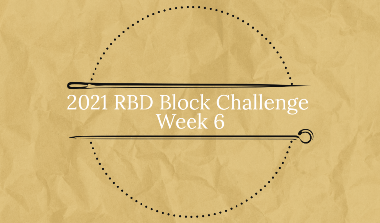 2021 RBD Block Challenge – Week 6