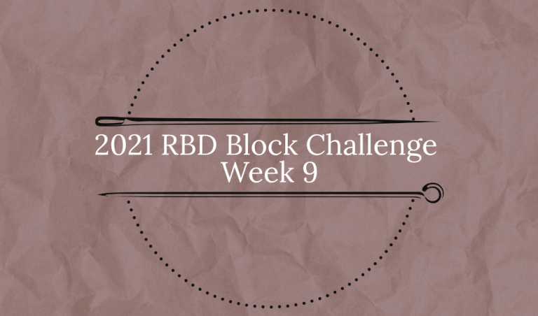 2021 RBD Block Challenge – Week 9