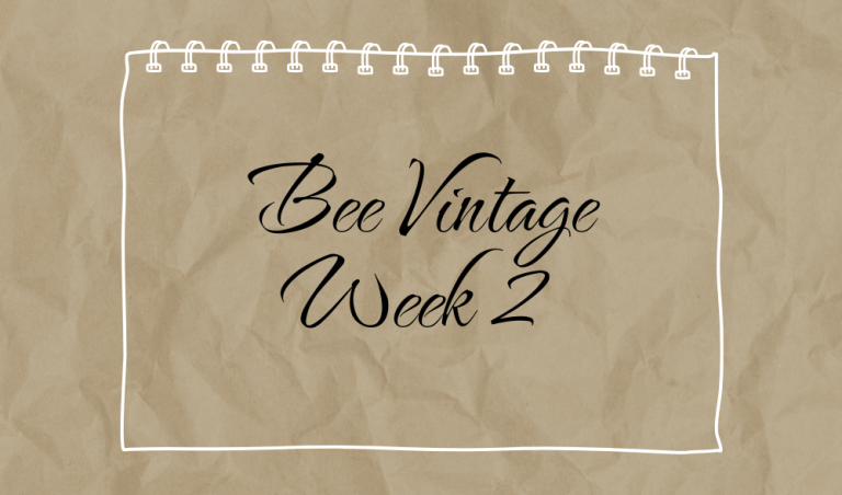 Bee Vintage Sew Along – Week 2