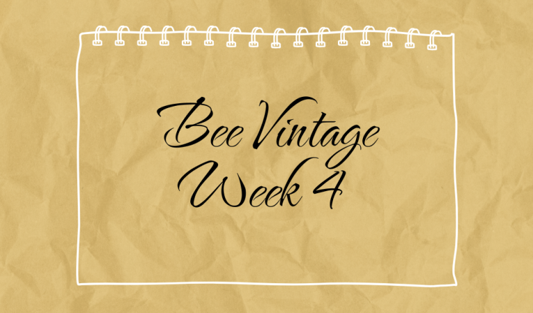 Bee Vintage Sew Along – Week 4