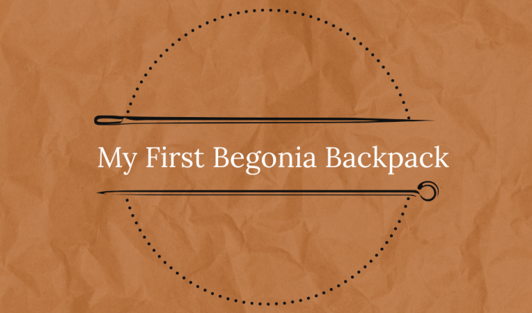 My First Begonia Backpack