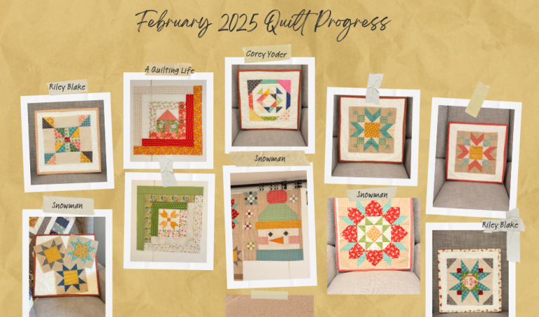 February 2025 Quilt Progress