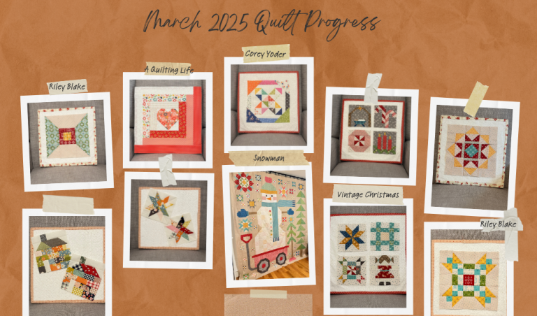 March 2025 Quilt Progress