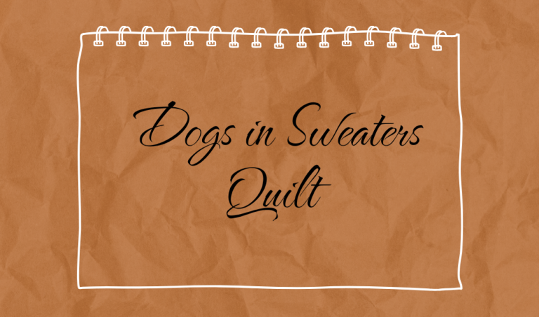 Dogs in Sweaters Quilt