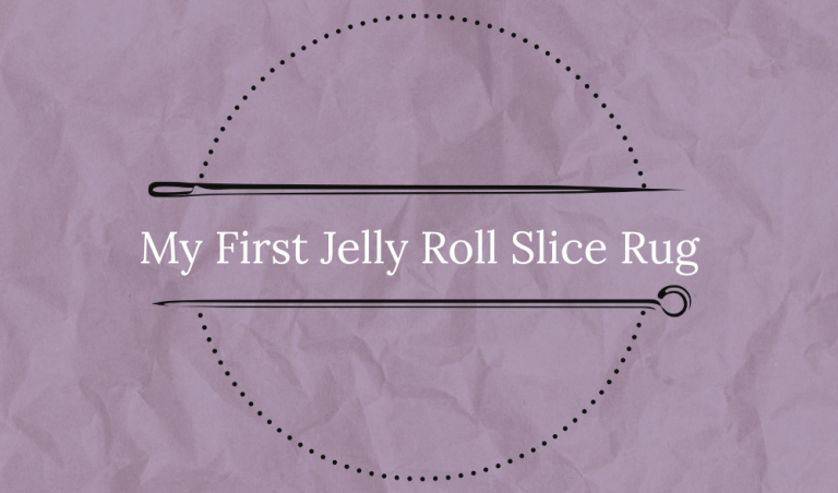 My First Jelly Roll Slice Rug