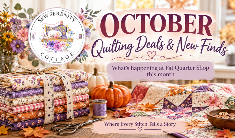 October Quilting Deals & New Finds from Fat Quarter Shop